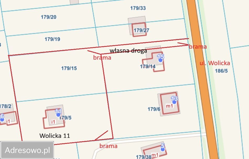 Działka rekreacyjna Stare Załubice, ul. Wolicka