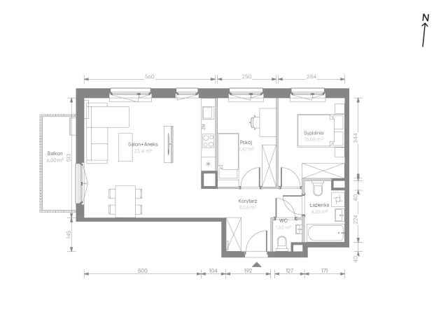 Mieszkanie 3-pokojowe Warszawa Chrzanów, ul. Szeligowska. Zdjęcie 7