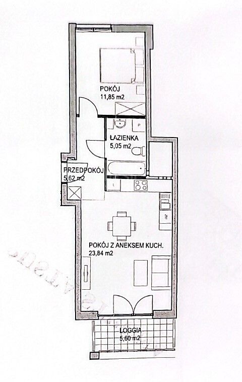 Mieszkanie 2-pokojowe Warszawa Ursynów, ul. Pieskowa Skała. Zdjęcie 8