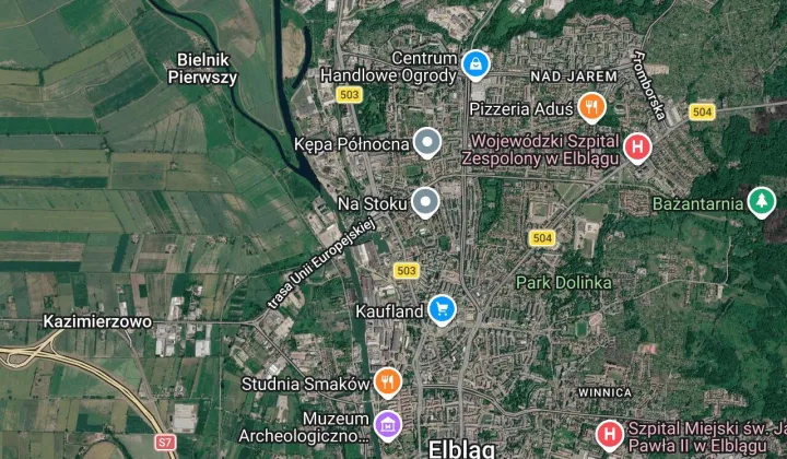 Mieszkanie 3-pokojowe Elbląg, ul. Browarna
