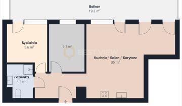 Mieszkanie 3-pokojowe Ząbki, ul. Powstańców