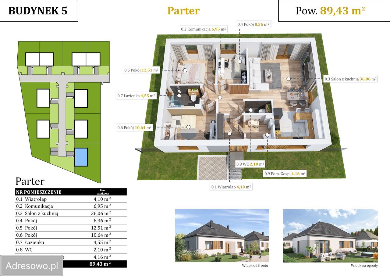 dom wolnostojący, 3 pokoje Dobroszów Oleśnicki, ul. Grecka. Zdjęcie 8