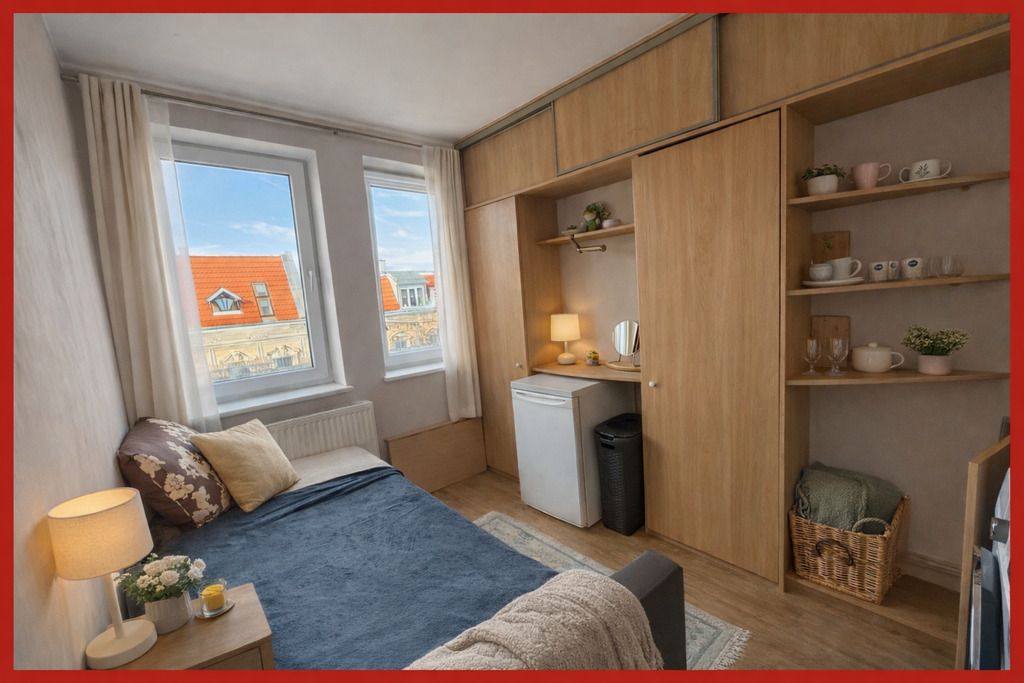 Mieszkanie 1-pokojowe Szczecin Centrum, ul. Bolesława Śmiałego. Zdjęcie 1