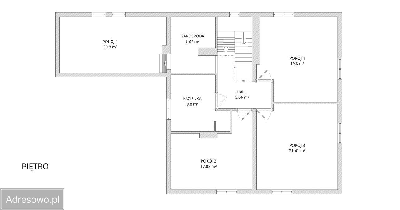 dom wolnostojący, 5 pokoi Pruszków Gąsin. Zdjęcie 4