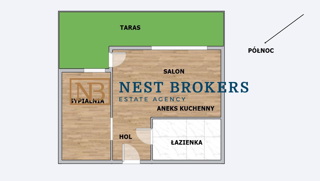 Mieszkanie 2-pokojowe Kraków Płaszów, ul. ks. Wincentego Turka. Zdjęcie 14