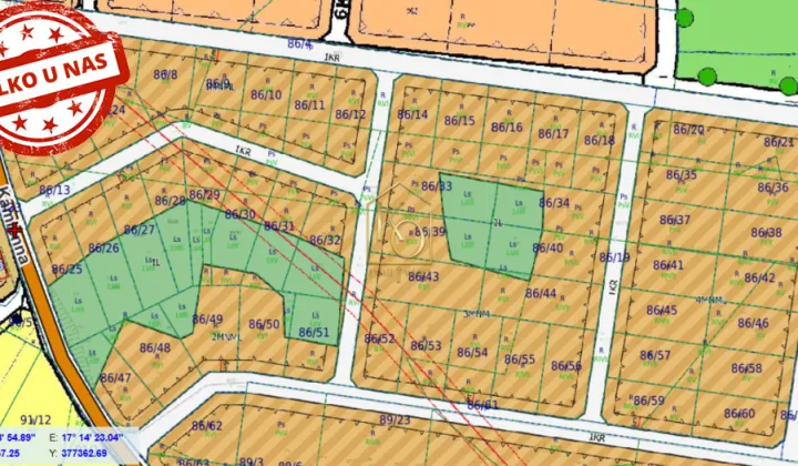 Działka budowlana Niedary, ul. Kamienna