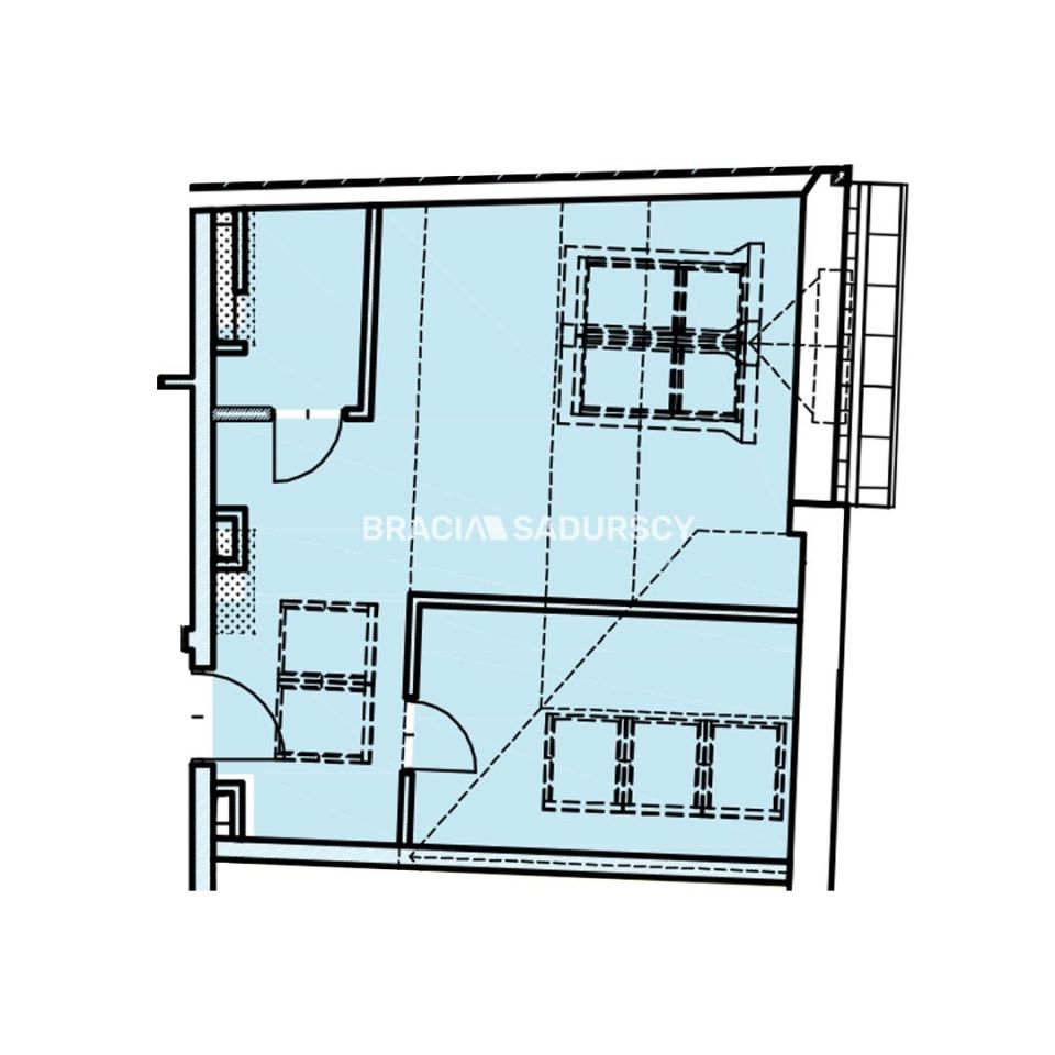 Mieszkanie 2-pokojowe Kraków Kazimierz, ul. Augustiańska. Zdjęcie 3