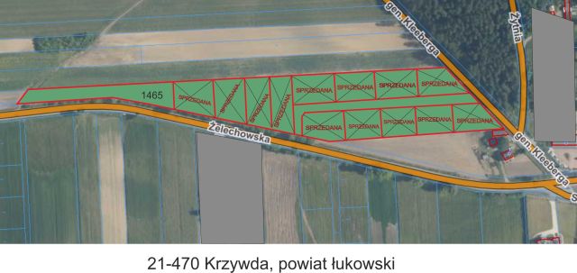 Działka budowlana Krzywda. Zdjęcie 1