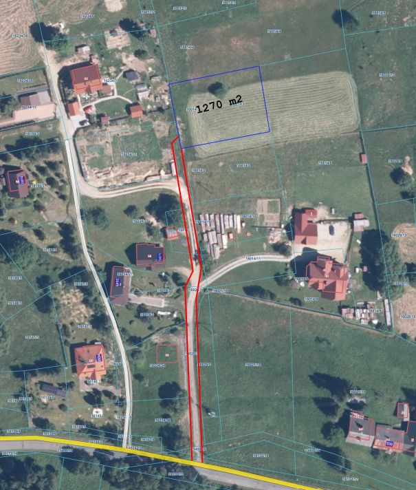 Działka budowlana Zawoja Wełcza. Zdjęcie 2