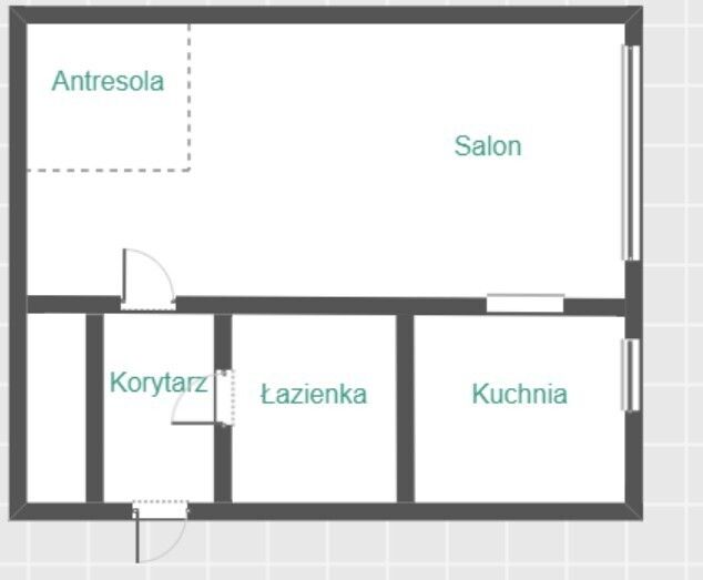 Mieszkanie 1-pokojowe Łódź Polesie, ul. Cmentarna. Zdjęcie 10