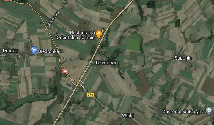 Działka inwestycyjna Trzeciewiec