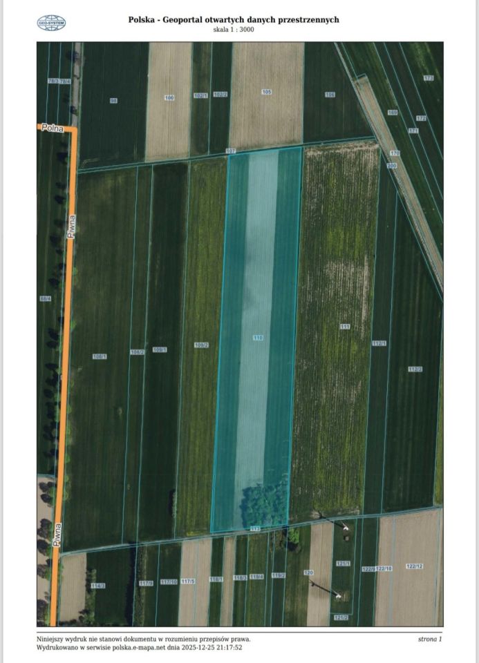 Działka rolna Strzelce Wielkie. Zdjęcie 1