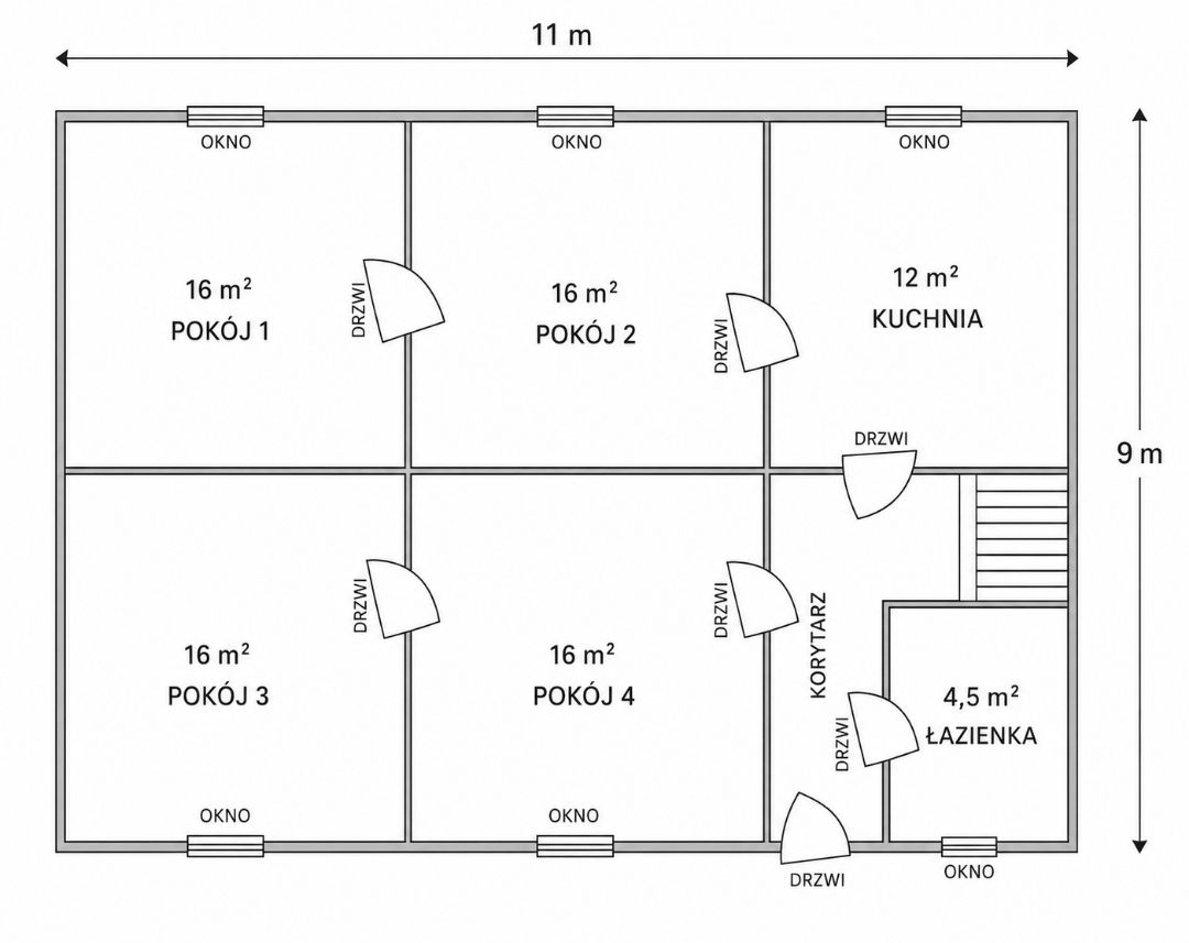 dom wolnostojący, 4 pokoje Poniatowo, ul. Zwycięstwa. Zdjęcie 13