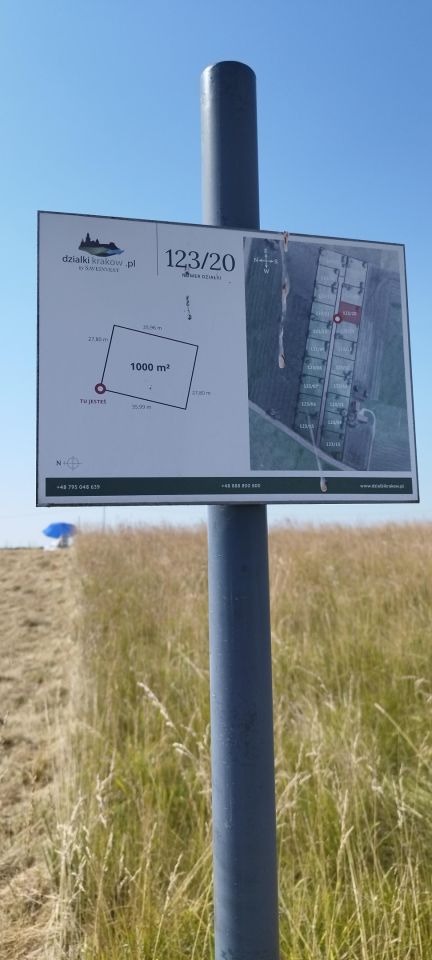 Działka rekreacyjna Koniusza. Zdjęcie 1