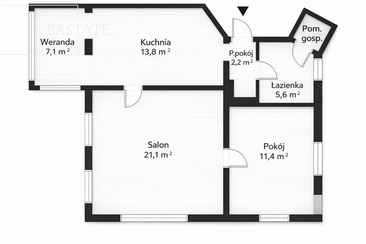 Mieszkanie 2-pokojowe Sopot, ul. gen. Józefa Wybickiego. Zdjęcie 20