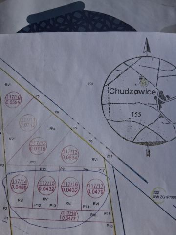 Działka budowlana Chudzowice. Zdjęcie 1