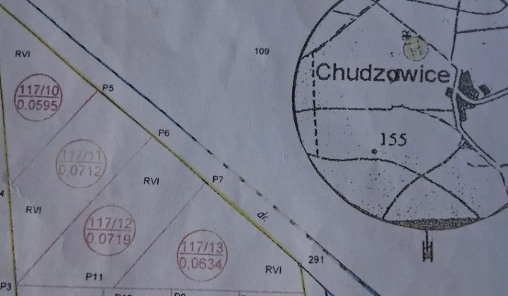 Działka budowlana Chudzowice