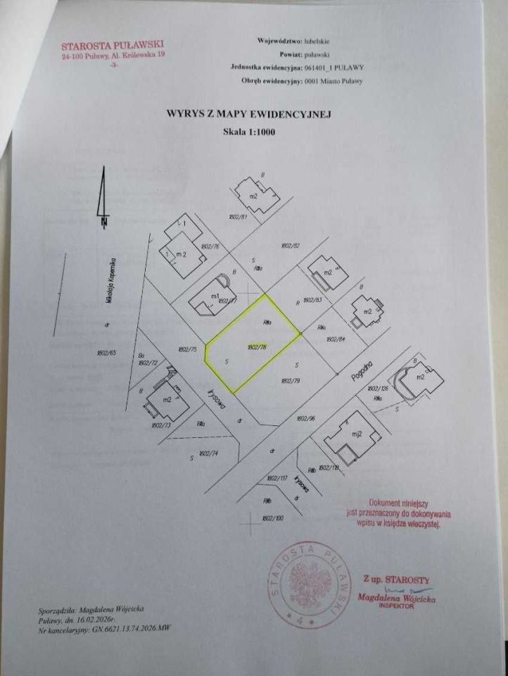 Działka budowlana Puławy Górna Niwa, ul. Irysowa. Zdjęcie 3