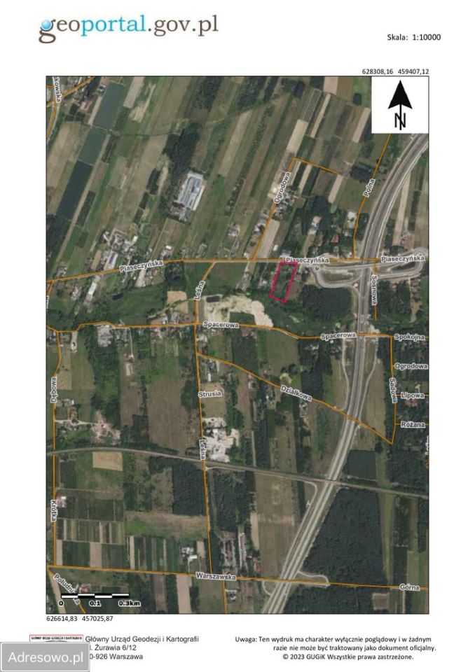 Działka inwestycyjna Marylka, ul. Piaseczyńska. Zdjęcie 1