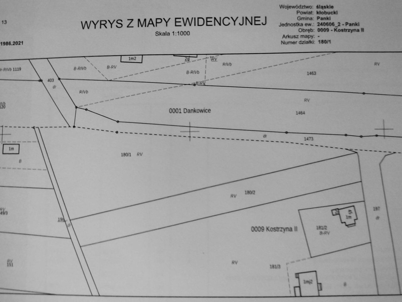 Działka budowlana Kostrzyna