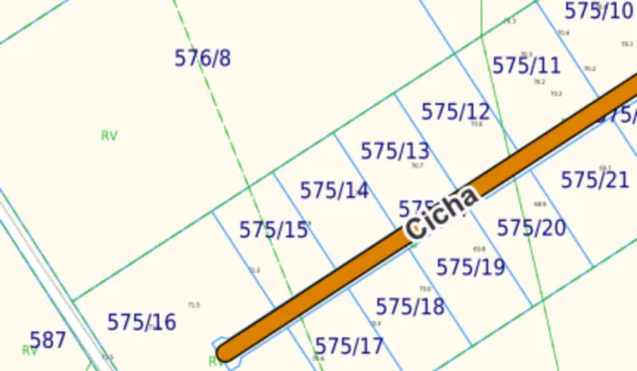 Działka budowlana Krępa Kaszubska, ul. Cicha