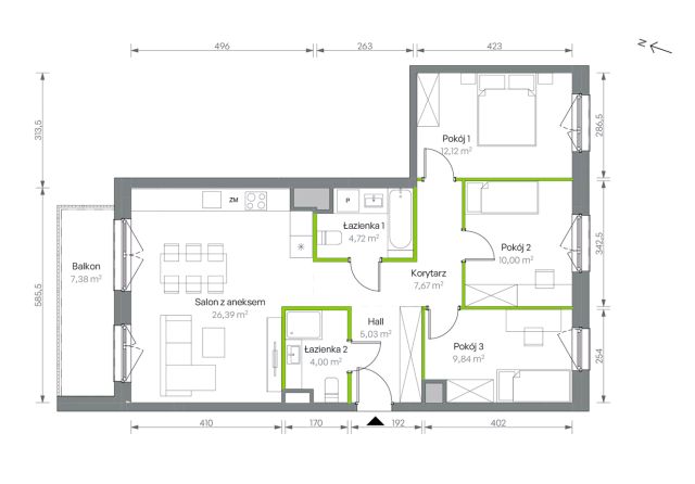 Mieszkanie 4-pokojowe Warszawa Targówek, ul. Oliwska. Zdjęcie 16