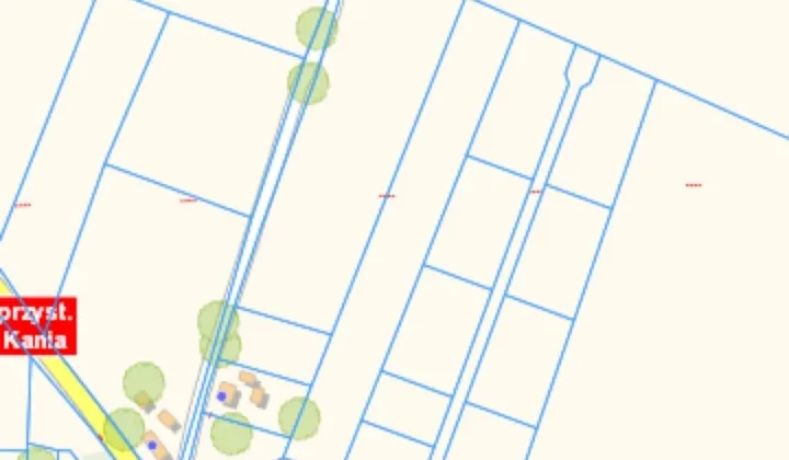 Działka budowlana Kania