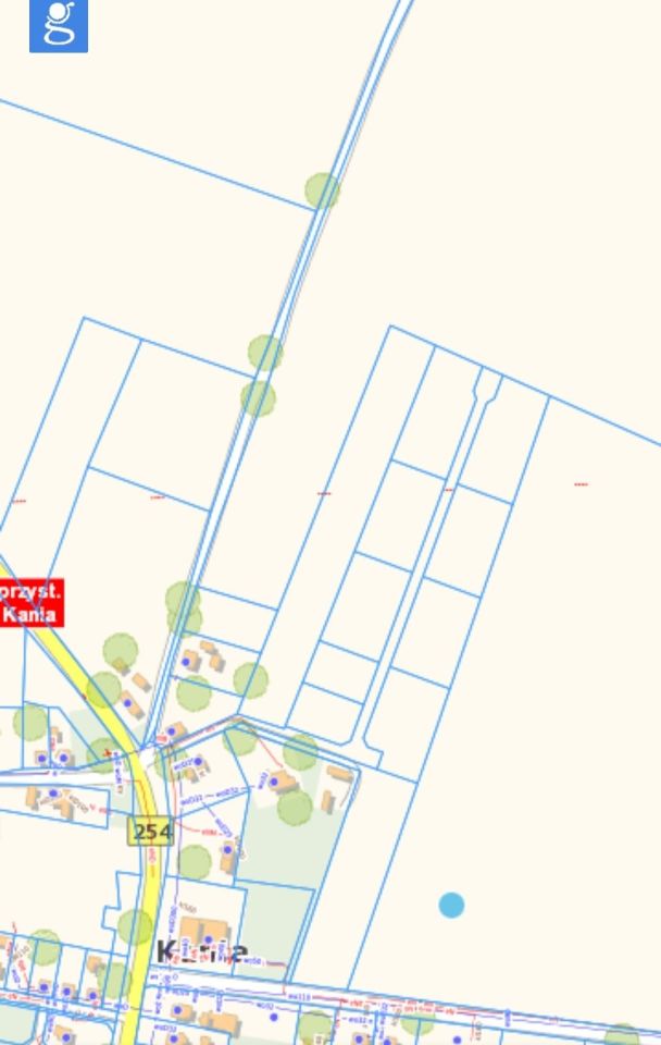 Działka budowlana Kania