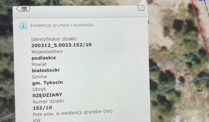 Działka budowlana Rzędziany