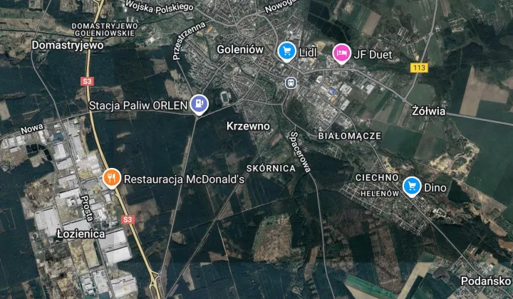 dom szeregowy, 5 pokoi Goleniów Centrum , ul. Stefana Żeromskiego