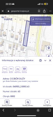 Działka budowlana Cicibór Duży. Zdjęcie 1