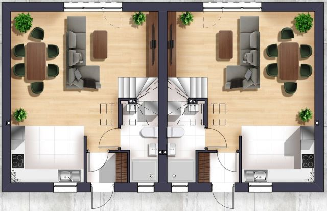 bliźniak, 4 pokoje Rzeszów, ul. Miejska. Zdjęcie 12