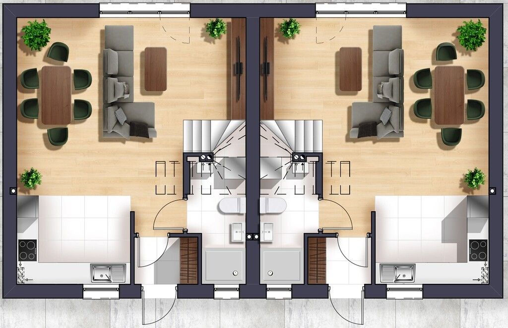 bliźniak, 4 pokoje Rzeszów, ul. Miejska. Zdjęcie 12