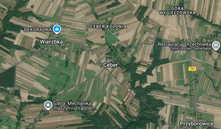 Działka rolno-budowlana Ceber