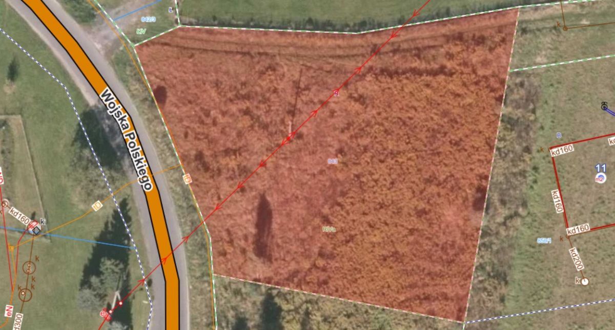 Działka inwestycyjna Mysłakowice, ul. Wojska Polskiego. Zdjęcie 1