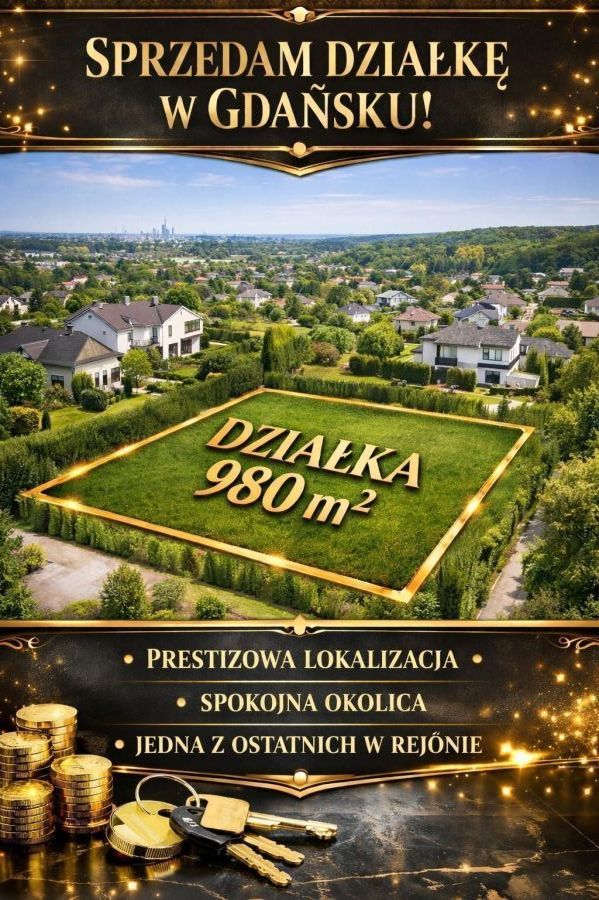 Działka budowlana Gdańsk Lipce, ul. Batalionów Chłopskich. Zdjęcie 6