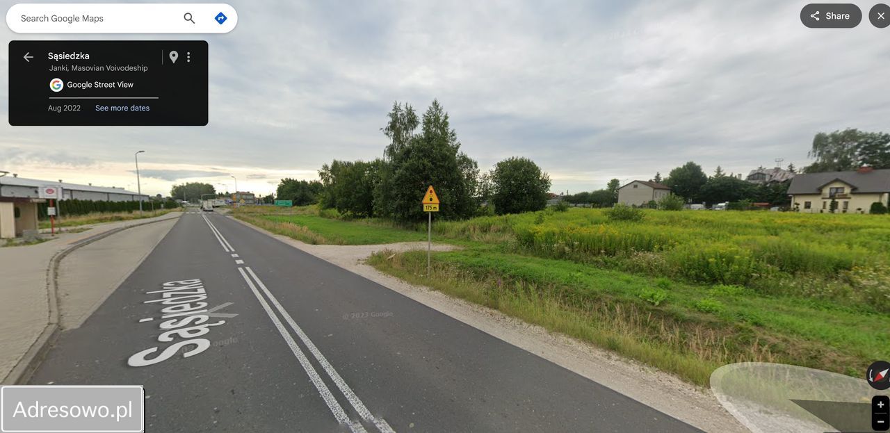 Działka inwestycyjna Janki, ul. Mszczonowska