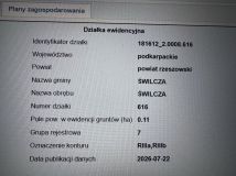 Działka rolna Świlcza Kamyszyn. Zdjęcie 1