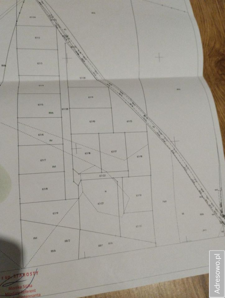 Działka budowlana Wysin. Zdjęcie 2