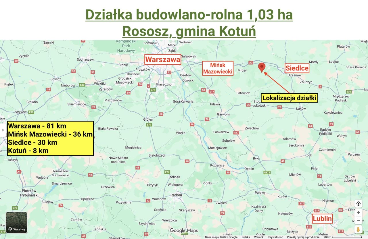 Działka rolno-budowlana Rososz. Zdjęcie 10