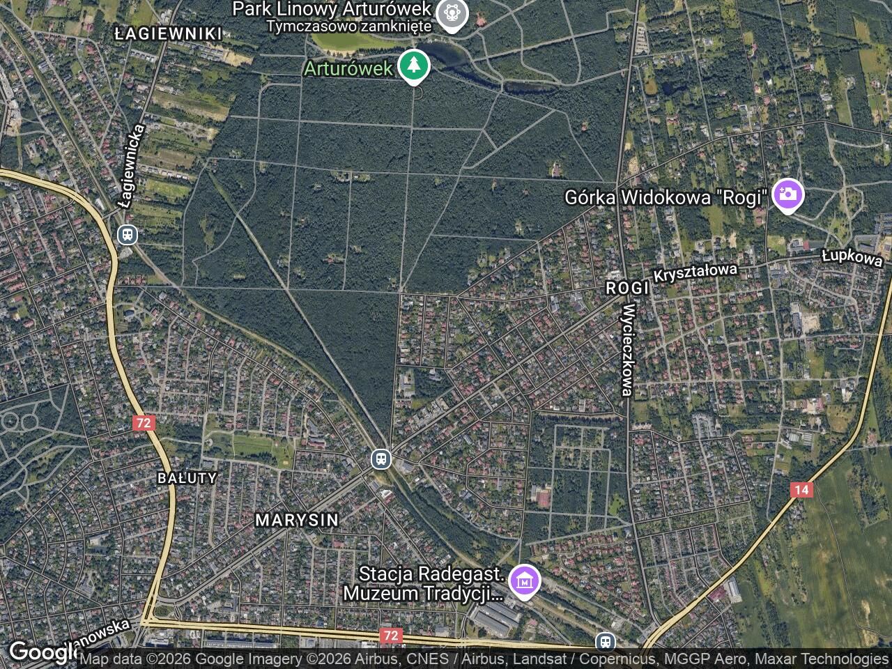 Działka budowlana Łódź Arturówek, ul. Jeża