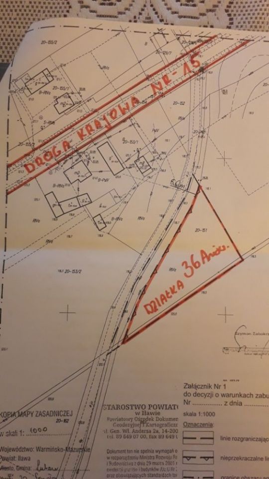 Działka budowlana Sampława. Zdjęcie 2