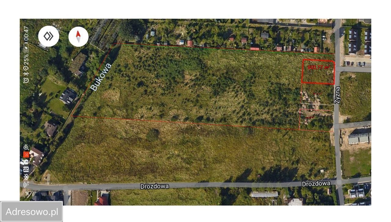 Działka budowlana Szczecin Krzekowo, ul. Żyzna