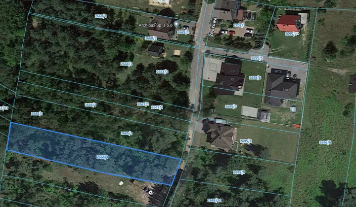 Działka budowlana Zawiercie Kromołów, ul. Zbożowa