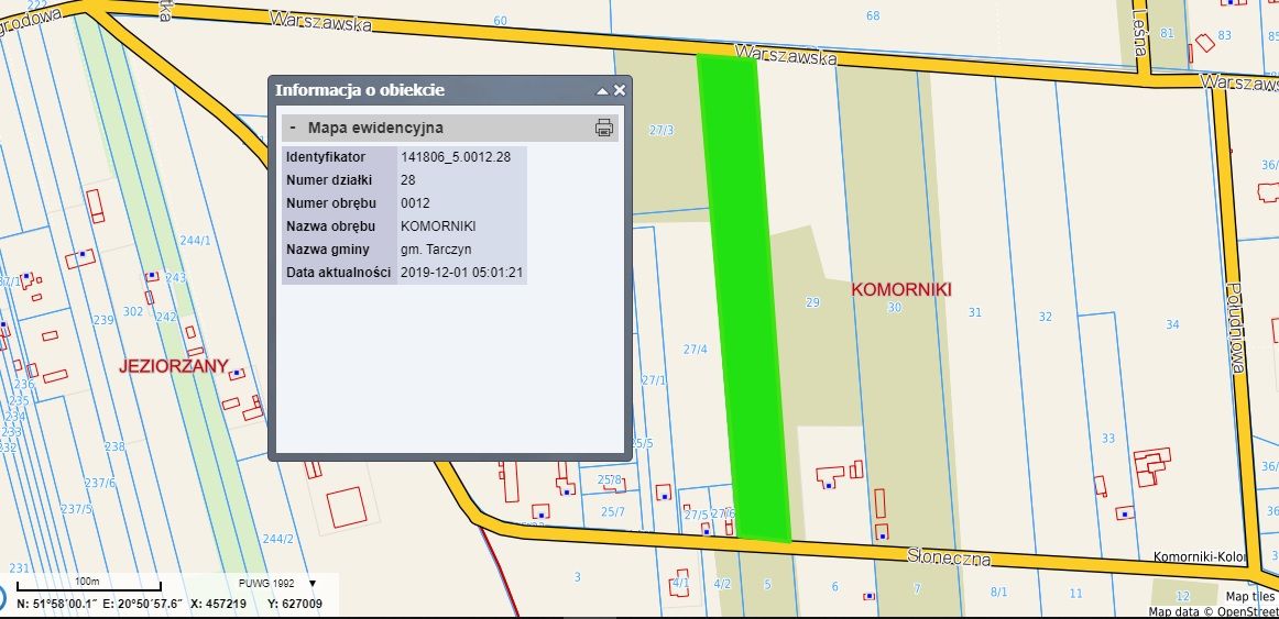 Działka rolno-budowlana Komorniki, ul. Słoneczna. Zdjęcie 2