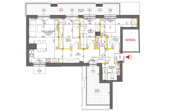 Mieszkanie 3-pokojowe Warszawa Białołęka, ul. Winorośli. Zdjęcie 15