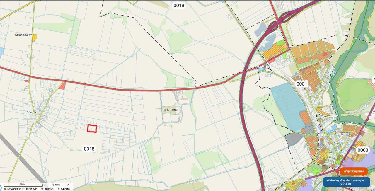 Działka inwestycyjna Sowno. Zdjęcie 1