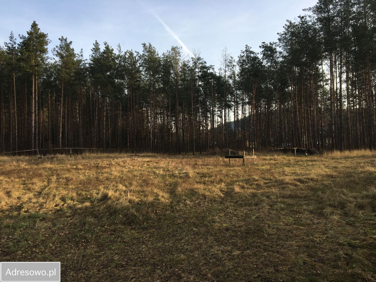 Działka inwestycyjna Pluski