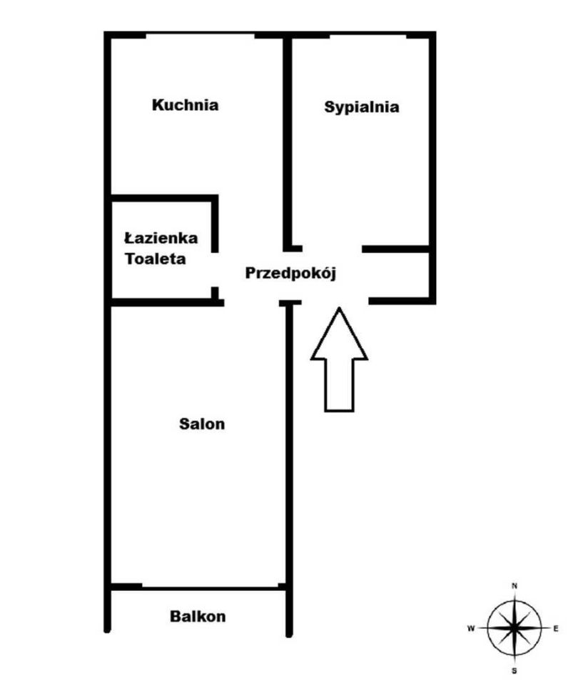 Mieszkanie 2-pokojowe Legnica Piekary Wielkie. Zdjęcie 5