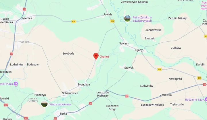 Działka budowlana Charlęż